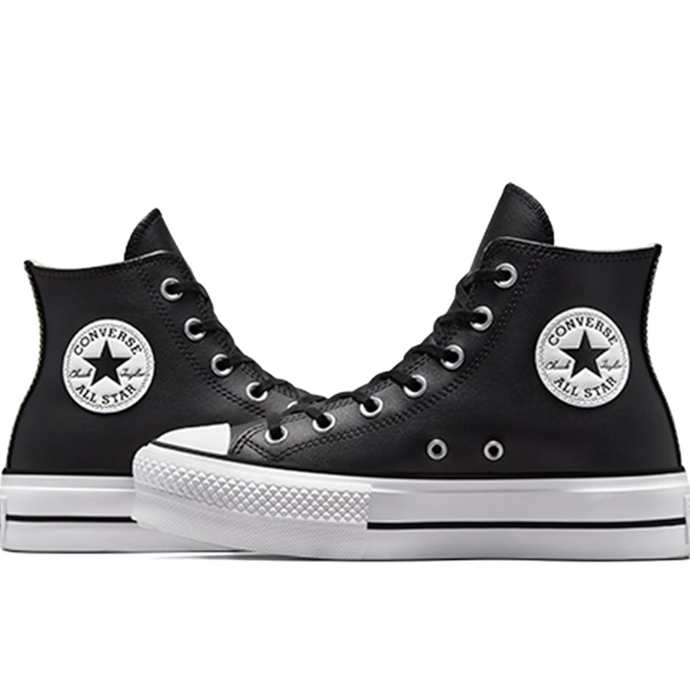 Converse leather high top